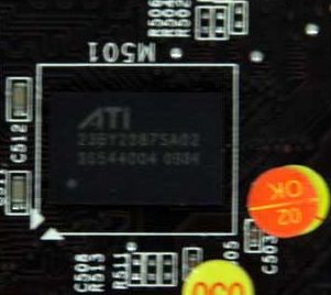 memory microcircuits with ATI logotype